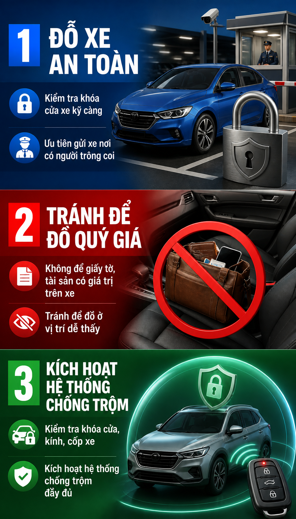 Người dân đỗ ô tô tại các bãi đỗ xe, khu dân cư chú ý thông báo từ công an - Ảnh 2.