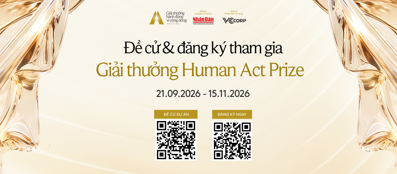 Human Act Prize 2026: Hướng dẫn nộp hồ sơ và các mốc thời gian cần chú ý - Ảnh 1.