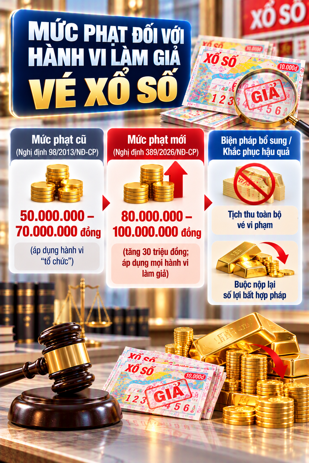 Tất cả người dân khi mua bán xổ số chú ý mức phạt đến 100 triệu đồng từ 30/11 - Ảnh 1.
