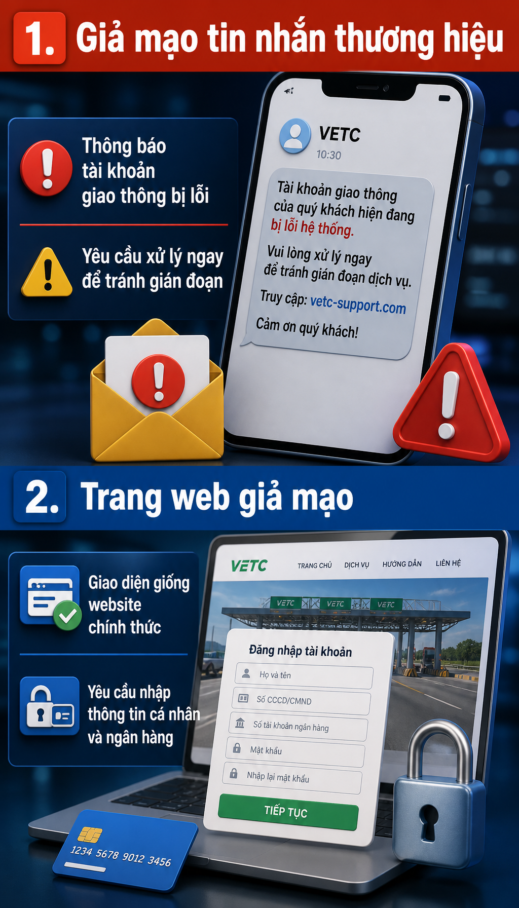 Tất cả người dân dùng tài khoản thu phí đường bộ chú ý thông báo nóng từ công an - Ảnh 1.