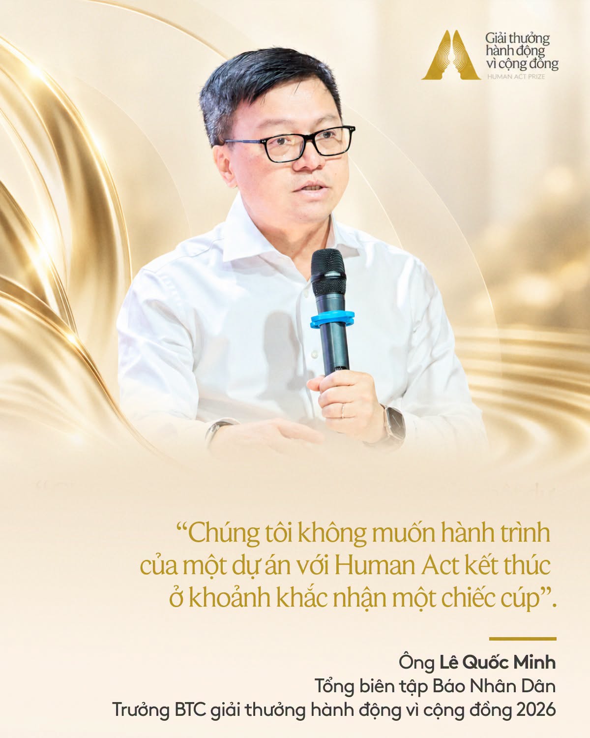 Mở cổng đề cử và đăng ký Giải thưởng Human Act Prize 2026: Tôn vinh và lan tỏa những hành động vì cộng đồng - Ảnh 3.