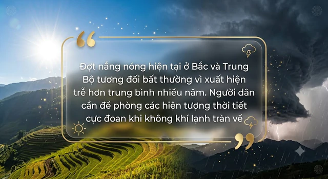 Tin mới nhất về thời điểm miền Bắc xuất hiện mưa to, nhiệt độ giảm xuống 20 độ C - Ảnh 1.