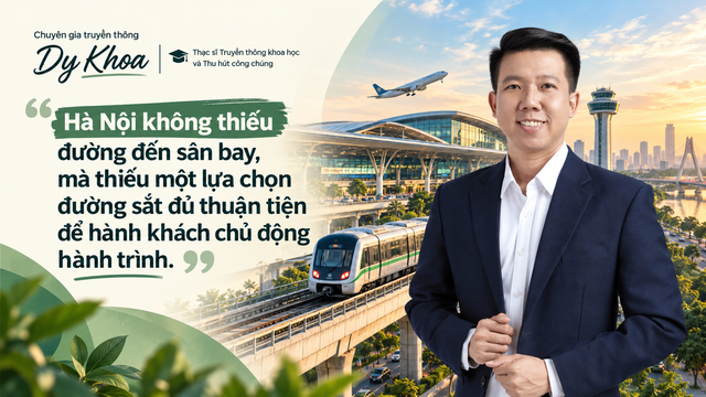 Hà Nội và những câu hỏi về tuyến đường sắt kết nối với Nội Bài - Ảnh 1.