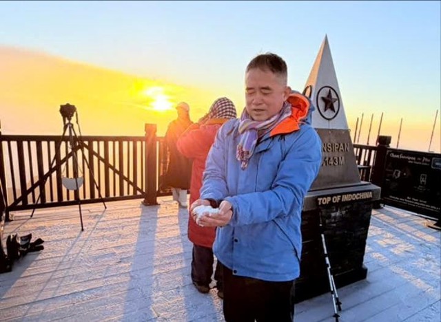 Phát hiện đỉnh núi cao 3.143 m ở Việt Nam, từng lạnh -8°C, mùa đông nhìn như một góc châu Âu - Ảnh 5.