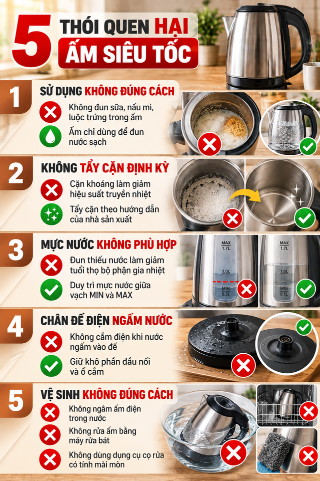 5 thói quen hại ấm siêu tốc nhất - Ảnh 2.