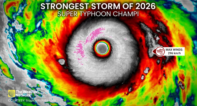 CNN: Bão Champi là siêu bão mạnh nhất Trái đất năm 2026 - Ảnh 1.