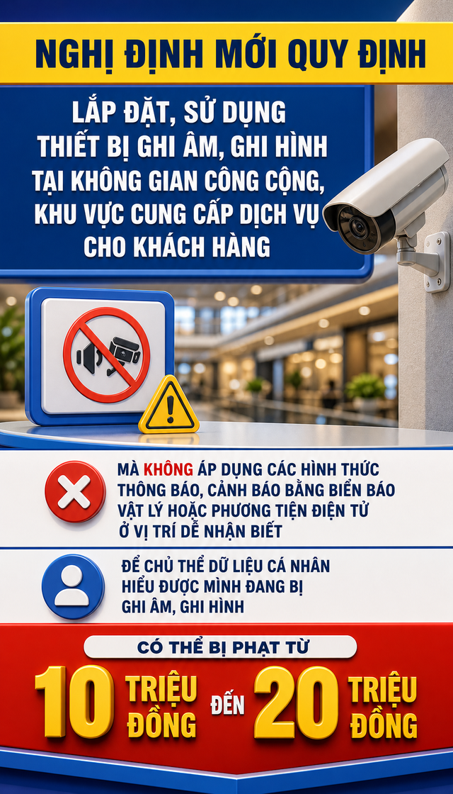 Tất cả người dân lắp camera ở nơi công cộng chú ý mức phạt 20 triệu đồng vừa được áp dụng - Ảnh 1.