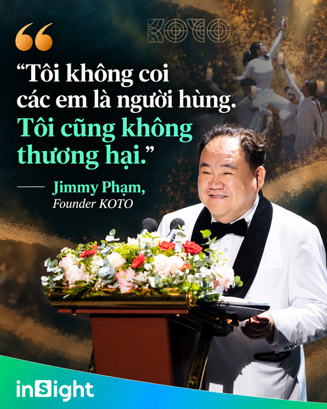 Founder KOTO Jimmy Phạm chia sẻ về hành trình vượt khó và tư duy tự lập cho người trẻ - Ảnh 1.