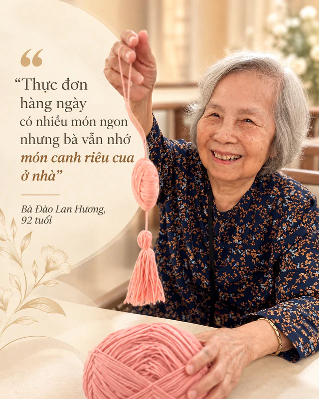 Cuộc sống ở viện dưỡng lão: Cụ 92 tuổi vẫn nhớ bát canh riêu; người 86 tuổi mong bữa cơm nhiều rau, ít thịt - Ảnh 1.