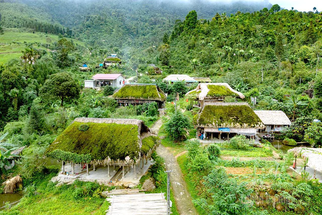 Phát hiện bản làng ở độ cao hơn 1.000m tại Việt Nam, 7 tháng mỗi năm mái nhà phủ xanh như tấm thảm nhung - Ảnh 2.