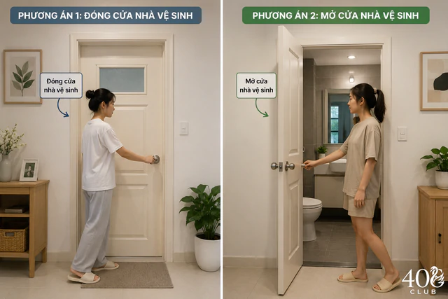 Rủi ro tiềm ẩn khi kh&eacute;p cửa nh&agrave; vệ sinh suốt ng&agrave;y- Ảnh 1.