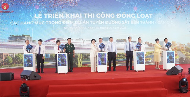 Huy động 10.000 người, 1.300 dầm hộp bê tông, Vingroup quyết đưa đường sắt 350 km/h chạy thử cuối năm 2028 - Ảnh 1.