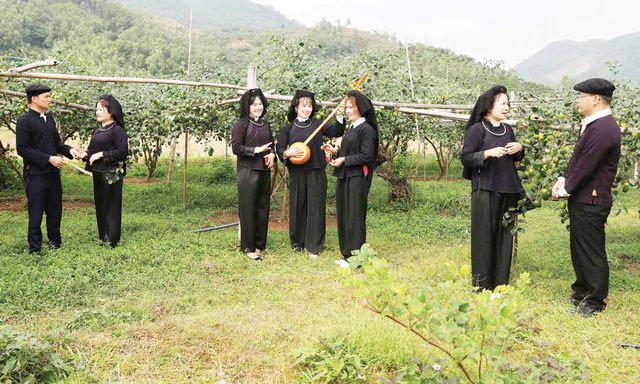 Phát hiện bản làng gần 160 hộ ở Việt Nam, mùa xuân ngập sắc vàng, hồng, trắng như tấm thổ cẩm khổng lồ - Ảnh 6.