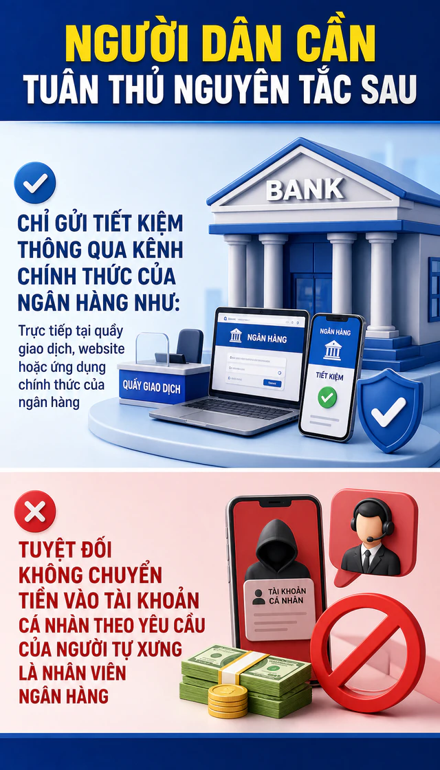 Tất cả người dân gửi tiền tiết kiệm chú ý thông báo mới nhất từ công an - Ảnh 2.