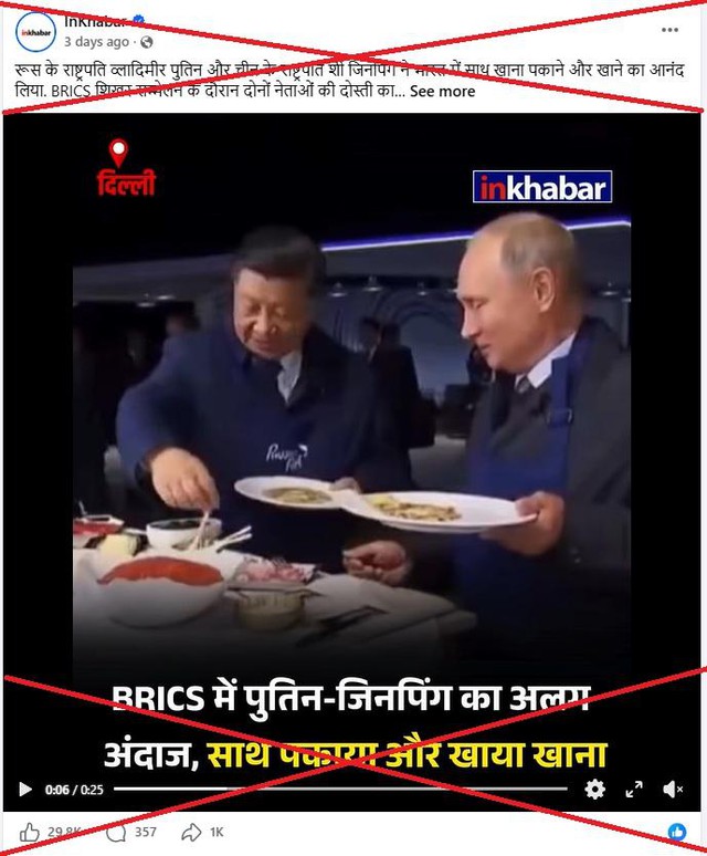 Video hai ông Putin - Tập Cận Bình cùng nấu ăn hút triệu lượt xem sau BRICS 2026: Sự thật bất ngờ - Ảnh 1.