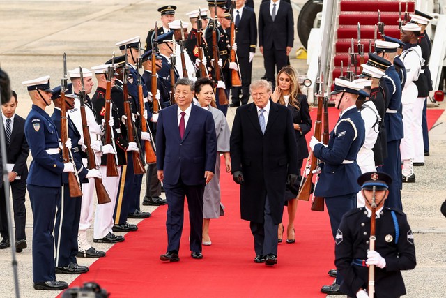 Chuyên gia 40 năm kinh nghiệm soi màn chào đón ông Tập Cận Bình của ông Trump: Nhiều chi tiết đáng chú ý - Ảnh 10.