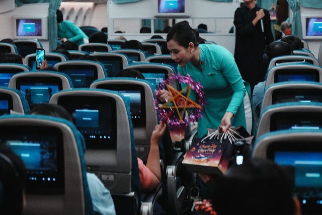 Việt Nam vừa xuất hiện 1 chuyến bay đặc biệt, tất cả hành khách đều được tặng quà ở độ cao trên 10.000 m - Ảnh 6.