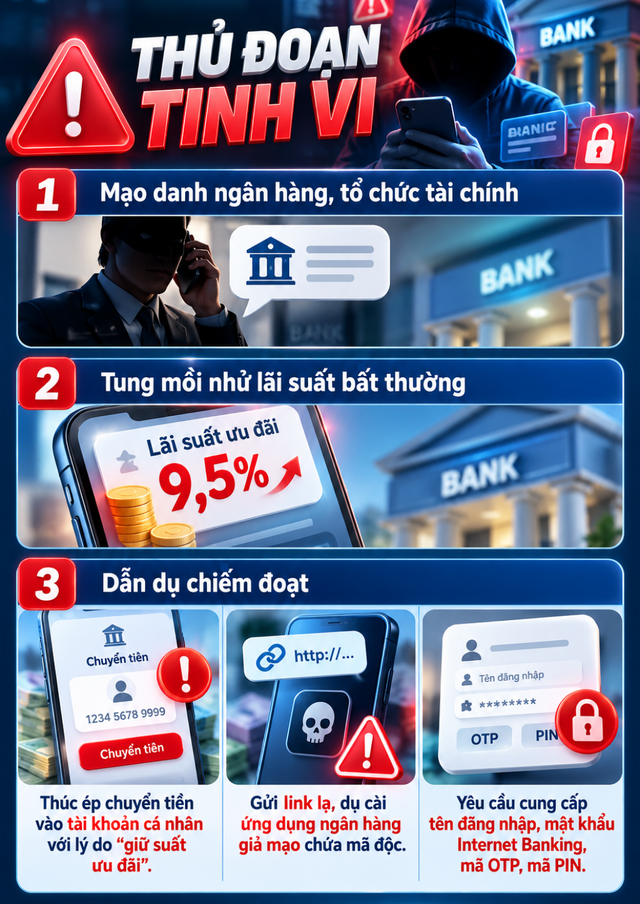Tất cả người dân có gửi tiền tiết kiệm chú ý thông báo mới nhất từ công an - Ảnh 1.