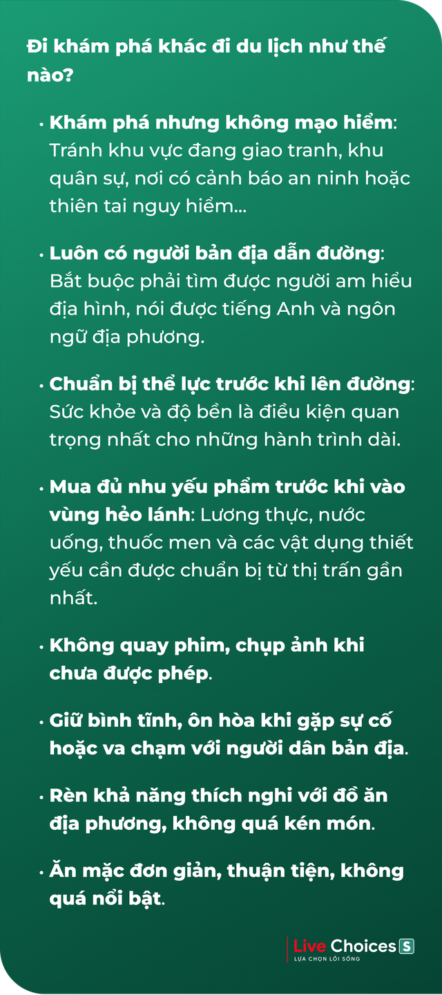 Dị nhân Việt Nguyễn Noah đi qua 195 nước và câu chuyện từ chối kim cương , da hổ - Ảnh 20.